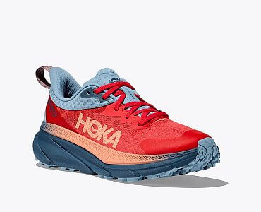 Hoka One One W Challenger ATR 7 GTX cerise / real teal boční pohled