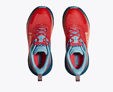 Hoka One One W Challenger ATR 7 GTX cerise / real teal hodní pohled