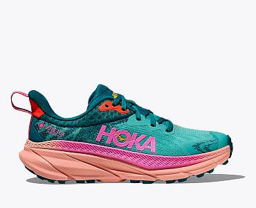 Hoka One One W Challenger ATR 7 GTX Ocean Mist / deep lagoon boční pohled