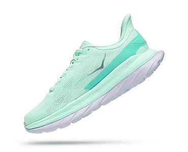 Hoka One One W Mach 4 blue glass/coastal shade levá strana