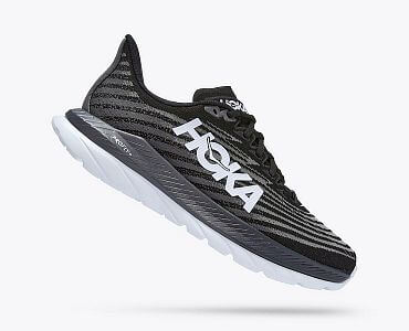 Hoka One One W Mach 5 black / castelrock boční pohled 4