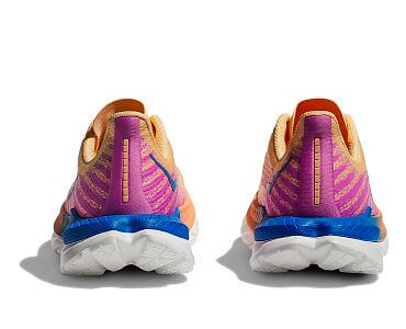 Hoka One One W Mach 5 impala / cyclamen zadní pohled