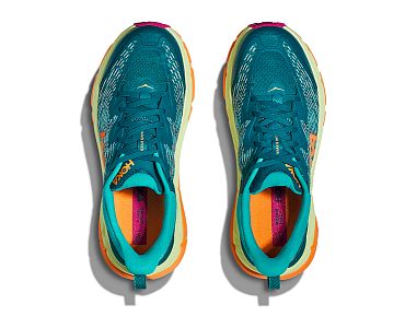 Hoka One One W Mafate Speed 4 deep lake/ceramic horní pohled