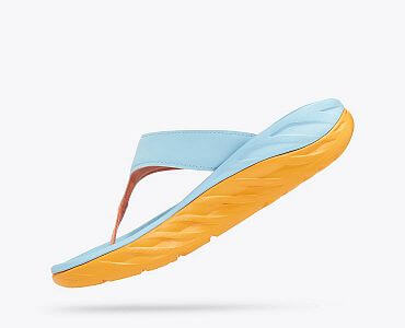 Hoka One One W Ora Recovery Flip summer song / amber yellow boční pohled 2