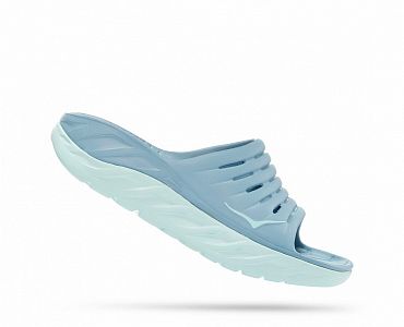 HOKA ONE ONE W Ora Recovery slide blue fog / blue glass1