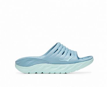 HOKA ONE ONE W Ora Recovery slide blue fog / blue glass3