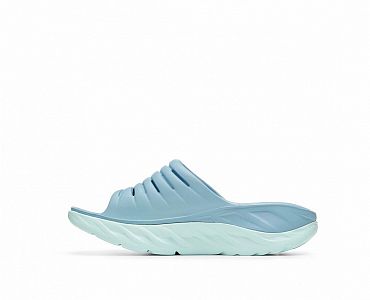 HOKA ONE ONE W Ora Recovery slide blue fog / blue glass4