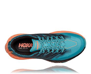 Hoka One One W Speedgoat 4 aquarelle / cantaloupe4