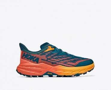 Hoka One One W Speedgoat 5 blue coral / camellia boční pohled