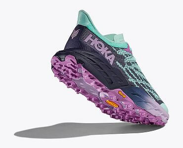 Hoka One One W Speedgoat 5 sunlit ocean / night sky boční pohled