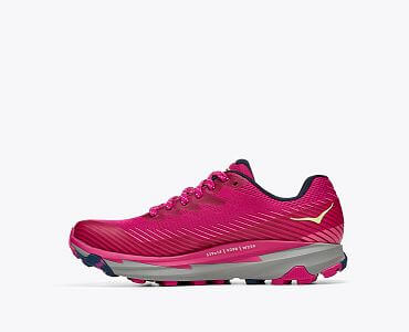 Hoka One One W Torrent 2 W festival fuchsia / ibis rose boční pohled