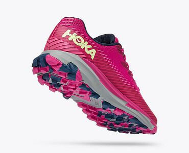 Hoka One One W Torrent 2 W festival fuchsia / ibis rose boční pohled