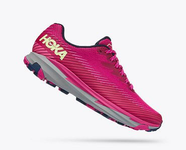 Hoka One One W Torrent 2 W festival fuchsia / ibis rose boční pohled