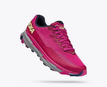 Hoka One One W Torrent 2 W festival fuchsia / ibis rose boční pohled