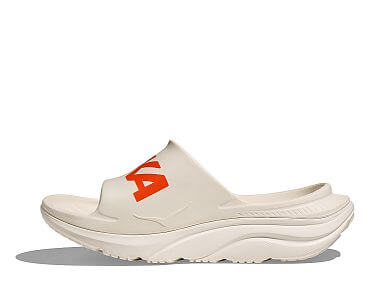 Hoka Ora Athletic Slide U frost/lava sportovní pantofle