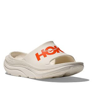 Hoka Ora Athletic Slide U frost/lava sportovní pantofle