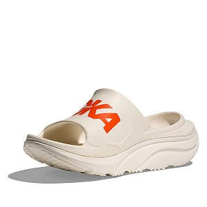 Hoka Ora Athletic Slide U frost/lava sportovní pantofle