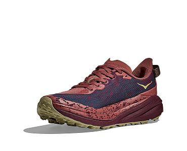 Hoka Speedgoat 6 W rouge / black cherry dámské běžecké trailové boty na závody typu B7