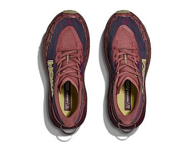 Hoka Speedgoat 6 W rouge / black cherry dámské běžecké trailové boty svršek