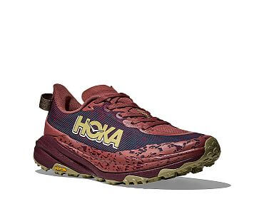 Hoka Speedgoat 6 W rouge / black cherry dámské běžecké trailovky