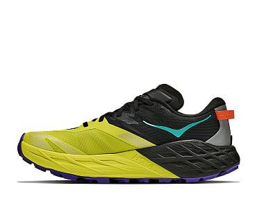 Hoka Speedgoat 7 M black / hoka citrus