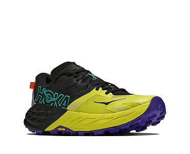 Hoka Speedgoat 7 M black / hoka citrus