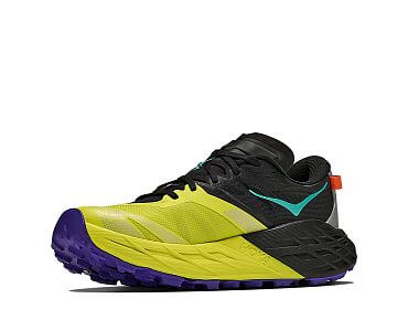 Hoka Speedgoat 7 M black / hoka citrus