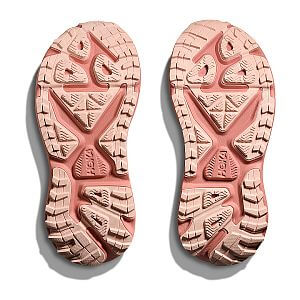 Hoka Stinson 7 W blush / rose latte dámské běžecké trailové boty podrážka