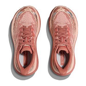 Hoka Stinson 7 W blush / rose latte dámské běžecké trailové boty svršek