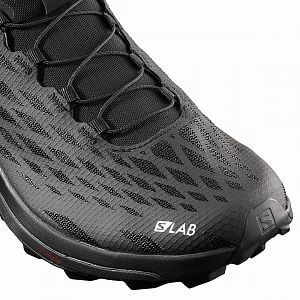 L40706800_Salomon SLAB XA Amphib 2 black black transcend blue front to top angle detail