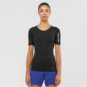 LC1511200 Salomon S-LAB NSO Tee W black model front woman