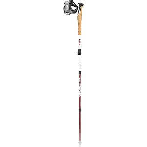 Leki Cross Trail FX Superlite Compact white/ferra/black - 100-120 cm karbonové hole na speedhiking a turistiku