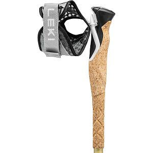 Leki Cross Trail TA white/goldbrown/black - 100-135 cm speed hiking hole