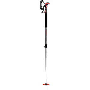 Leki Haute Route 2, dark anthracite-dark red-black, 110-150 cm skialpové hole