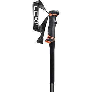 Leki Helicon Lite dark anthracite/neon orange/black - 110-145 cm hole lyžování