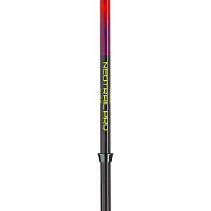 Leki Neotrail Pro FX.One SL bright red/violet/neon yellow běžecké karbonové trailové hole