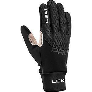 Leki PRC Premium ThermoPlus black-sand rukavice na běžky hřbet