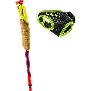 Leki Ultratrail FX.One SL bright red/violet/neon yellow běžecké skládací karbonové hole