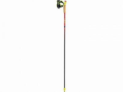 Leki Ultratrail FX.One Superlite bright red/neon yellow/natural carbon trail running hole