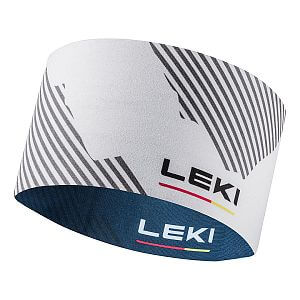 Leki XC Headband dark denim-white-gray