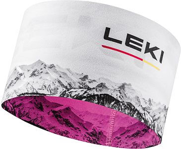 Leki XC Headband neonpink/white sportovní čelenka