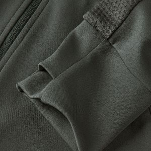 Mizuno Active Warmalite Hybrid Full Zip Hooded Long Sleeve Top M forest night / martini olive