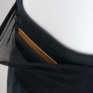 Mizuno Multi Pocket Short M black pánské běžecké kraťasy s elastickým pasem s kapsami