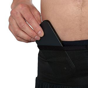 Mizuno Multi Pocket Short M black pánské běžecké kraťasy s elastickým pasem s kapsami