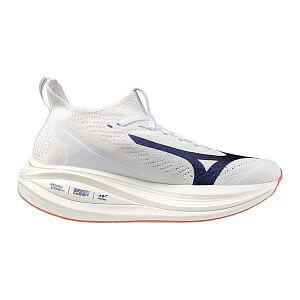 Mizuno Neo Vista 2 W white / striking coral / iris bloom dámské běžecké silniční boty boční pohled
