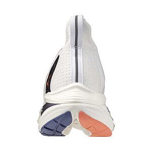 Mizuno Neo Vista 2 W white / striking coral / iris bloom dámské běžecké silniční boty zadní pohled