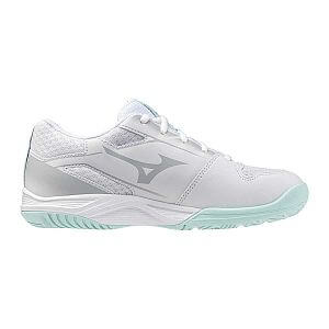 Mizuno Stealth Star 3 Jr.(C) white / blue tint juniorské halové boty