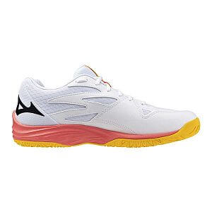 Mizuno Thunder Blade Z U white / fiery coral 2 / citrus unisex indoorové boty