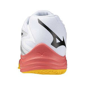Mizuno Thunder Blade Z U white / fiery coral 2 / citrus unisex sálovky na volejbal