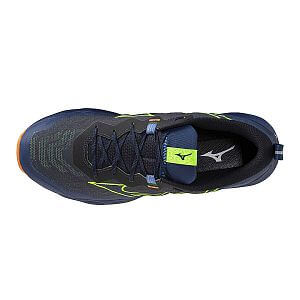 Mizuno Wave Daichi 9 M estate blue / lightning yellow / light orange pánské běžecké trailové boty